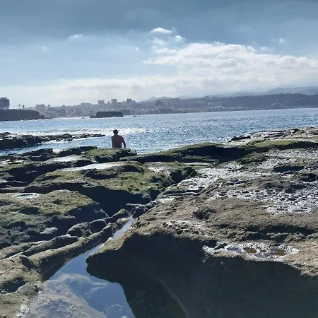 Playa De Canteras Con Parking Gratis Las Palmas de Gran Canárias